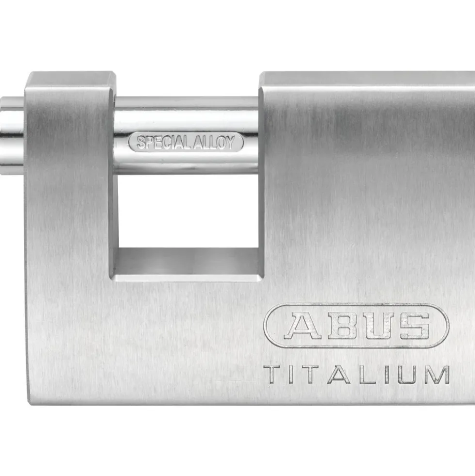 Cadenas à clé - rectangulaire - 70 mm - aluminium Titalium - 82TI/70 ABUS
