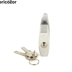 Cadenas à clé - rectangulaire - 70 mm - aluminium Titalium - 82TI/70 ABUS