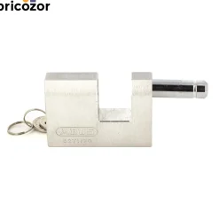 Cadenas à clé - rectangulaire - 70 mm - aluminium Titalium - 82TI/70 ABUS