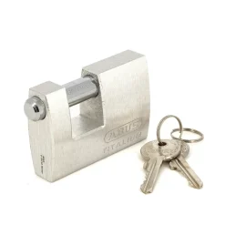 Cadenas à clé - rectangulaire - 70 mm - aluminium Titalium - 82TI/70 ABUS