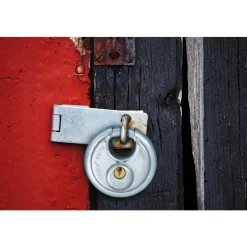 Cadenas à clé - rond - anse protégée en acier trempée - Diskus® - 23 ABUS