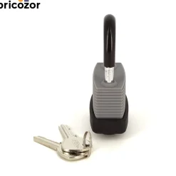 Cadenas à clé - étanche - corps et anse gainés - socle PVC -70AL/45 ABUS