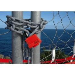 Cadenas à clé - étanche - corps et anse gainés - socle PVC -70AL/45 ABUS