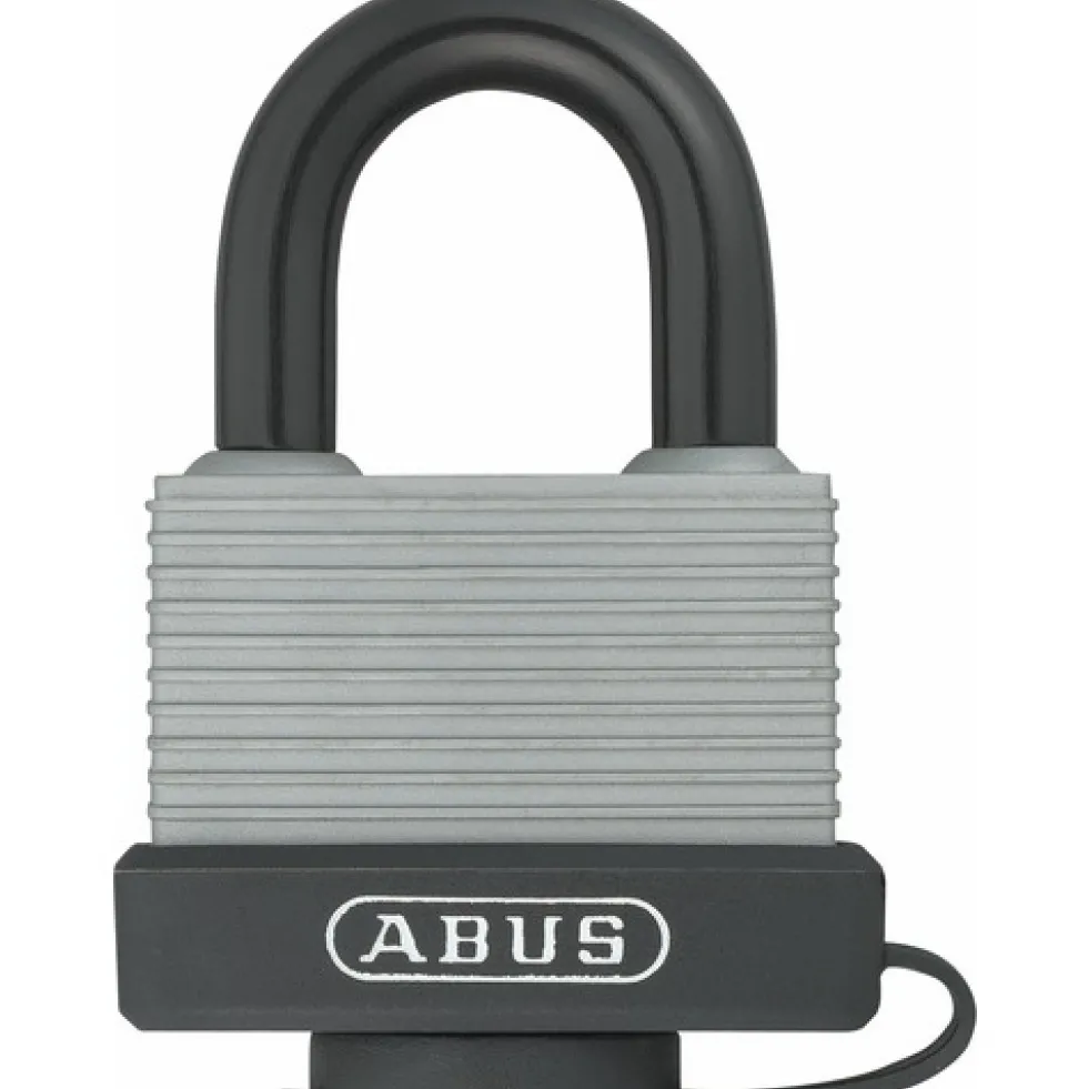 Cadenas à clé - étanche - corps et anse gainés - socle PVC -70AL/45 ABUS