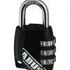 Cadenas à code - 155 - Design Blister - 3 molettes - noir ABUS