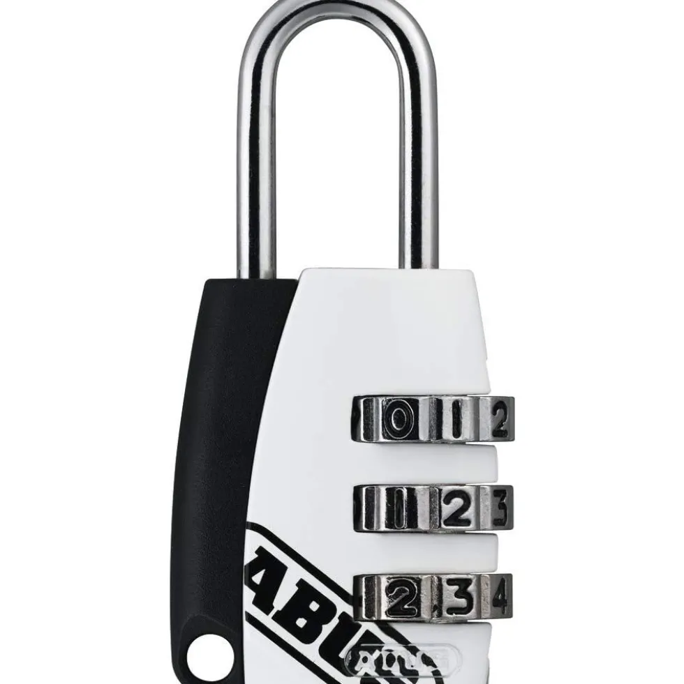 Cadenas à code - 155 - Design Blister - 3 molettes - blanc ABUS