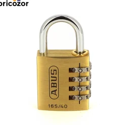 Cadenas à code en laiton - anse en acier cémenté - 165/40 ABUS