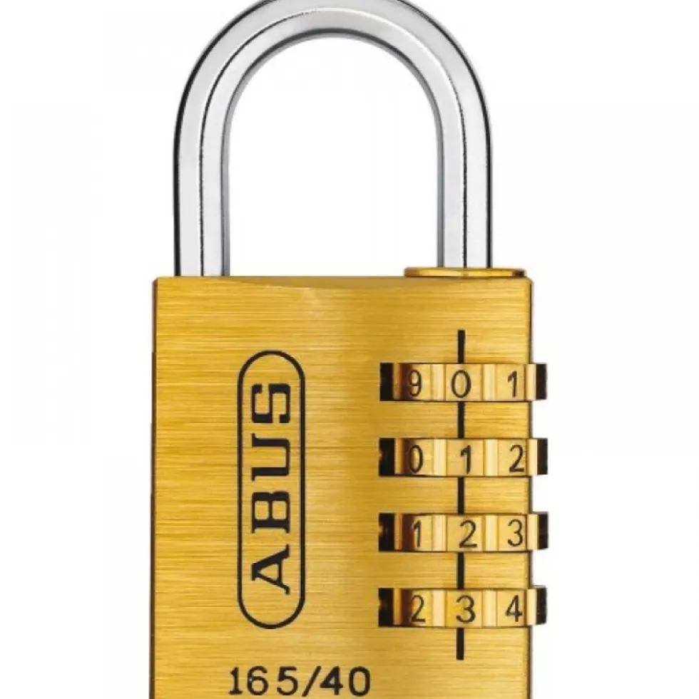 Cadenas à code en laiton - anse en acier cémenté - 165/40 ABUS