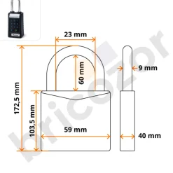 Cadenas à code et Bluetooth ProSeries en métal avec pavé numérique MASTER LOCK