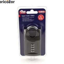 Cadenas à code - 4 molettes - anse acier cémenté - 158CS/50 ABUS