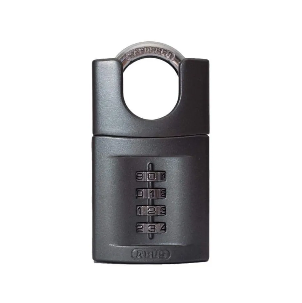 Cadenas à code - 4 molettes - anse acier cémenté - 158CS/50 ABUS