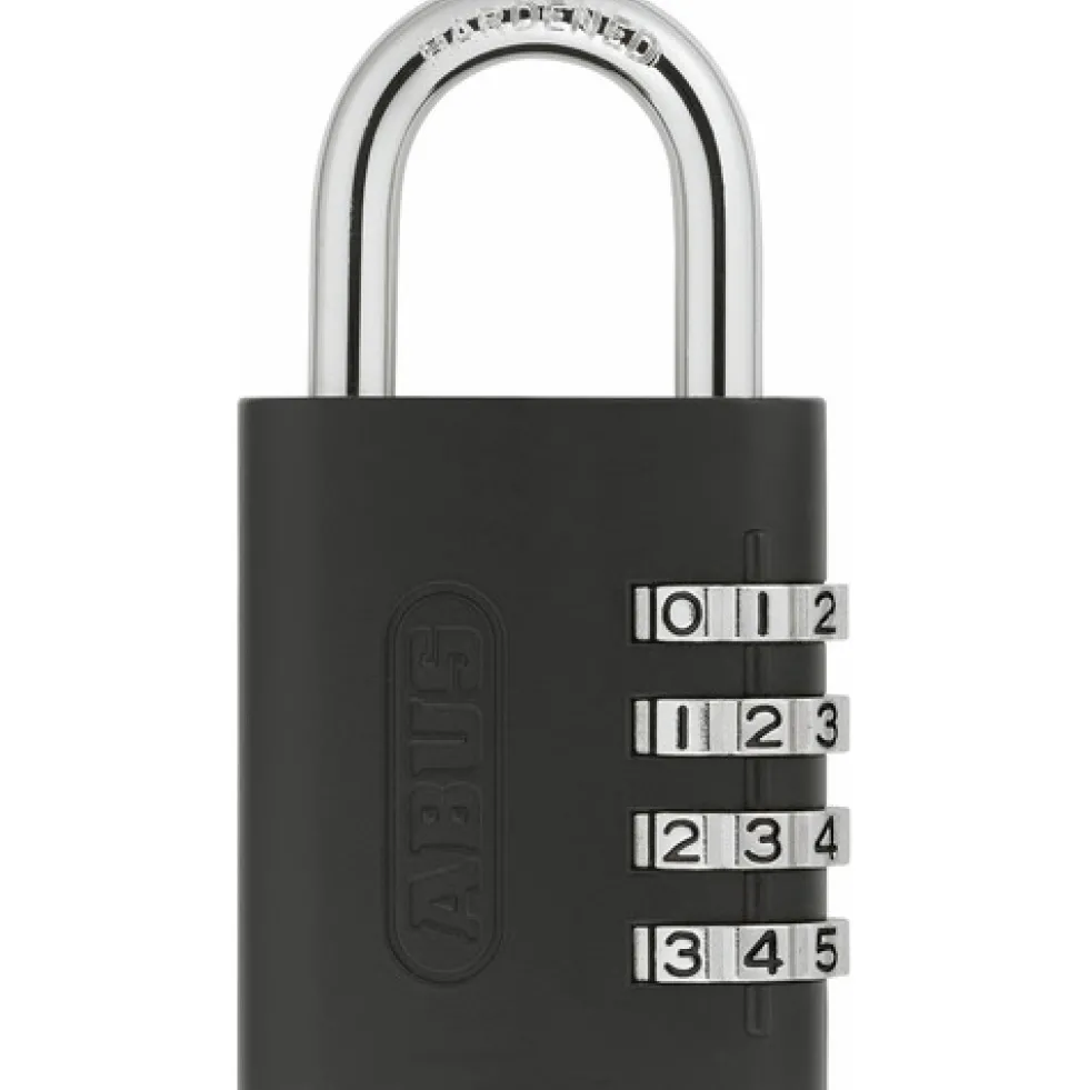 Cadenas à code - 4 molettes - renforcé - clé passe - 158KC/45 AP050 ABUS