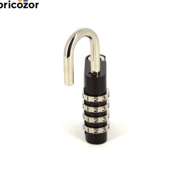 Cadenas à code - 4 molettes - renforcé - clé passe - 158KC/45 AP050 ABUS