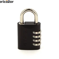 Cadenas à code - 4 molettes - renforcé - clé passe - 158KC/45 AP050 ABUS