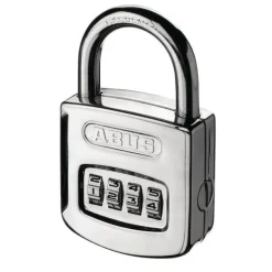 Cadenas à code personnalisable 4 chiffres - acier chromé - 160/50 ABUS