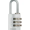 Cadenas à code personnalisable - corps aluminium anodisé - 145 - gris ABUS