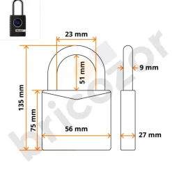 Cadenas connecté - Bluetooth - modèle 4401EURDLH - usage extérieur MASTER LOCK