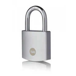 Cadenas de sécurité laiton chromé - 40 mm - anse en bore - avec 3 clés YALE