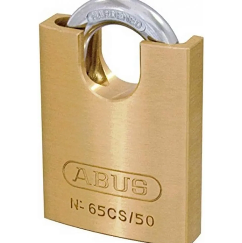 Cadenas en laiton - anse cémentée protégée - NANO PROTECT™ - 65 CS ABUS