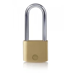 Cadenas en laiton - 30 mm - anse acier cémenté - avec 3 clés YALE