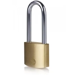 Cadenas en laiton 40 mm - anse en acier cémenté - avec 3 clés YALE