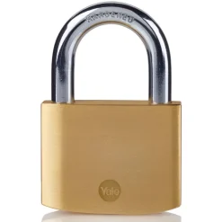 Cadenas en laiton - 25 mm - anse en acier - 3 clés incluses YALE