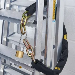 Cadenas en laiton 50 mm - avec anse réglable et amovible - 3 clés YALE