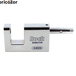 Cadenas 93RK monobloc sans cylindre européen à clé réversible ABUS