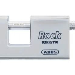 Cadenas 93RK monobloc sans cylindre européen à clé réversible ABUS