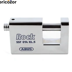 Cadenas 93RK monobloc sans cylindre européen à clé réversible ABUS