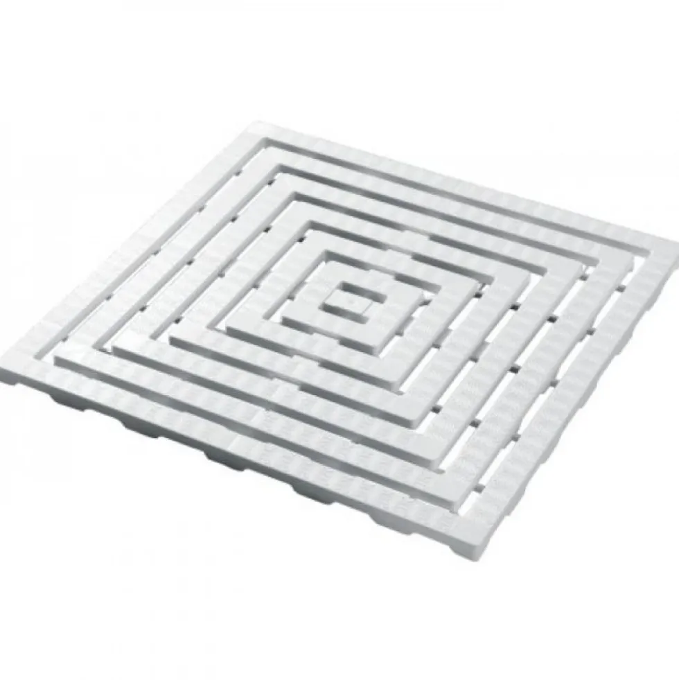 Caillebotis antidérapant - Blanc semi-rigide DELABIE