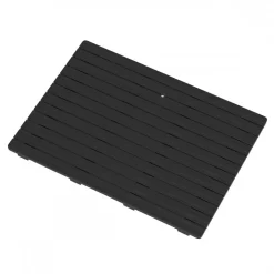 Caillebotis en composite gris effet bois pour cabine de douche Pozzy 4 AURLANE