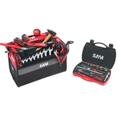 Caisse à outils textile 30 L - 100 outils de maintenance - cp-100-bag2n SAM OUTILLAGE