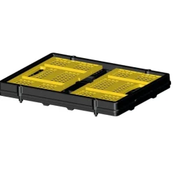 Caisse pliable en polypropylène ajourée - charge 25 kg - volume 50 L STANLEY