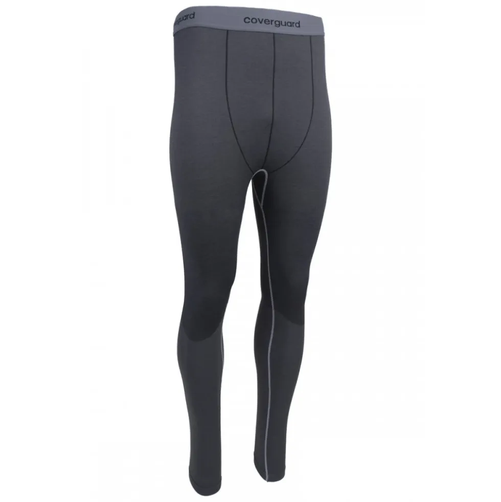 Caleçon technique long isolant et anti-humidité CLARINET - anthracite Coverguard