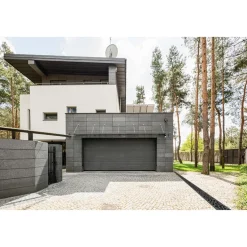 Caniveau béton polymère H 95 mm avec grille fonte noire Voronoï - Self 100 ACO