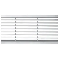 Caniveau béton polymère H55mm avec grille fil inox 316L - Self 100 ACO