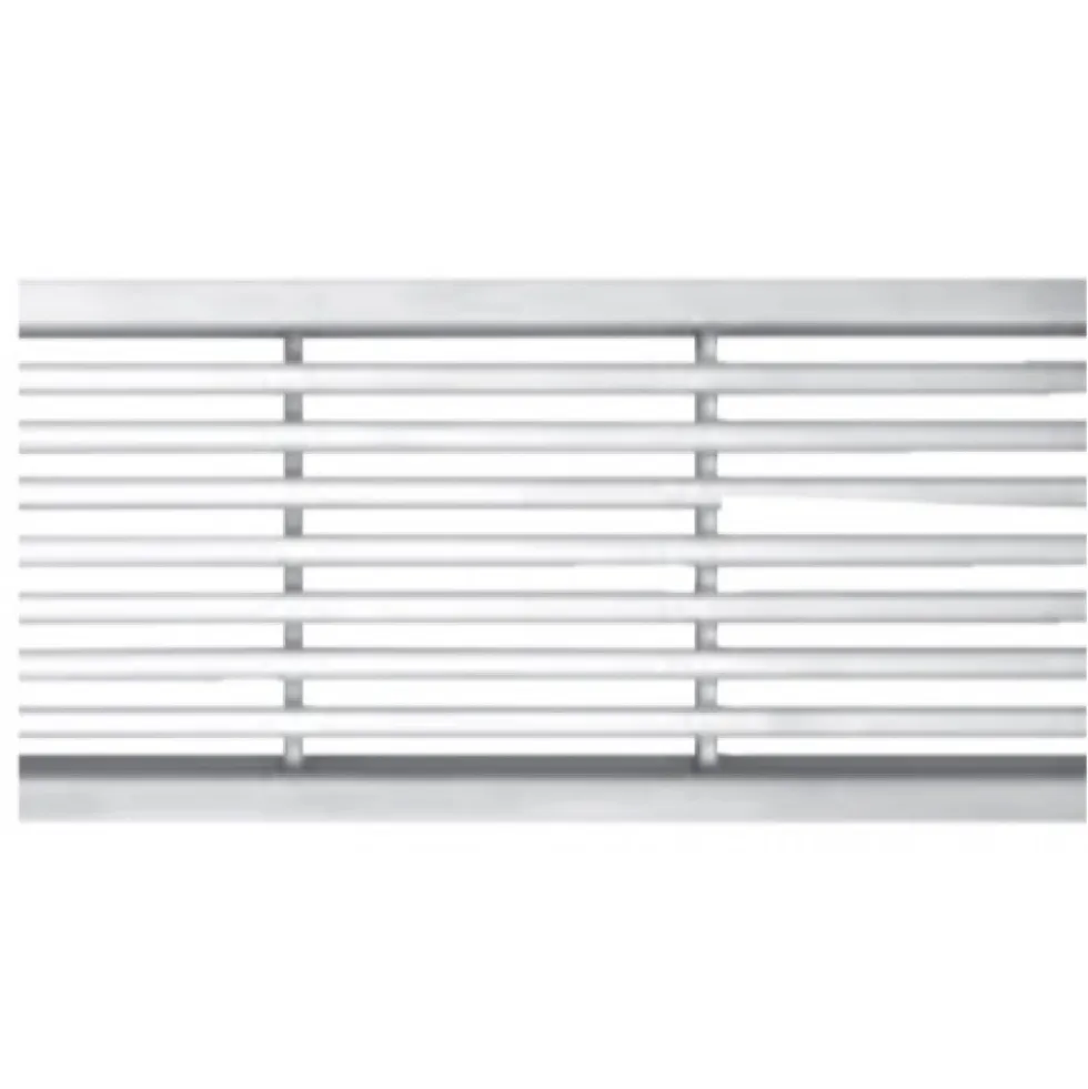 Caniveau béton polymère H55mm avec grille fil inox 316L - Self 100 ACO