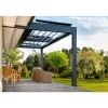 Caniveau béton polymère H55mm avec couverture à fente Inox 316L - Self 100 ACO