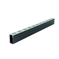 Caniveau d'extérieur avec grille inox 304L A15 - Slimline ACO
