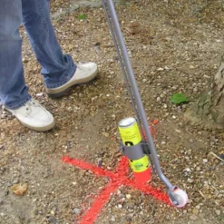 Canne de traçage - 1 roue - pour traceur en aérosol ROCOL