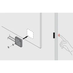 Capteur tactile invisible 24V 72W pour fonctions d'éclairage L&S LIGHT