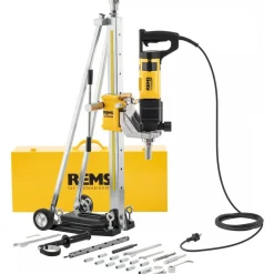 Carotteuse électrique à couronne diamantée avec micro-impulsions- Set Titan 180035 R220 REMS