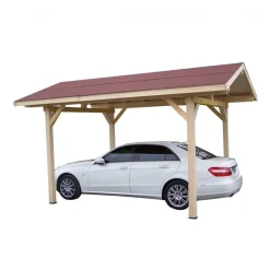 Carport karpa épiciéa du nord - 120 x 45mm - 3,50 x 5,00 - 17m² HABRITA