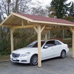 Carport karpa épiciéa du nord - 120 x 45mm - 3,50 x 5,00 - 17m² HABRITA