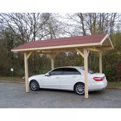 Carport karpa épiciéa du nord - 120 x 45mm - 3,50 x 5,00 - 17m² HABRITA