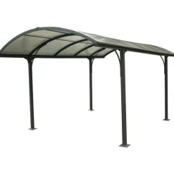 Carport voiture en aluminium P485 x L301 x H250 cm - 14,60 m2 HABRITA