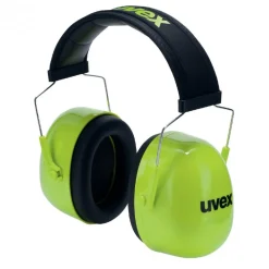 Casque antibruit - isolation 35 décibels - vert et noir - K4 UVEX