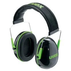 Casque antibruit - isolation 28 décibels - noir et vert - K1 UVEX