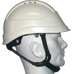 Casque de chantier BTP KARA MONTEUR - jugulaire 4 points boucle flash AUBOUEIX